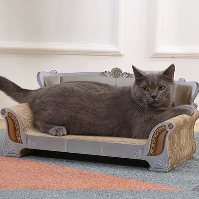 Sofa-shaped Cat Scratching Board High-density Corrugated Paper Won't Drop Crumbs