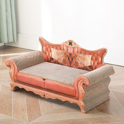 Cat Claw Sharpening Supplies Corrugated Paper Sofa Shape Cat Scratching Board