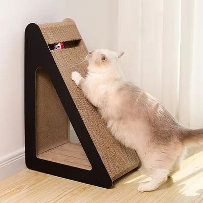 Cat Scratching Board Post Vertical Wear-resistant Cat Scratcher Toy Claw Cardboard Grinding Claw Resistant Corrugated Paper Nest