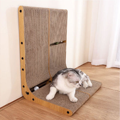 Durable and Wear-Resistant L-Shaped Right-Angle Cat Scratch Board Can Be Customized