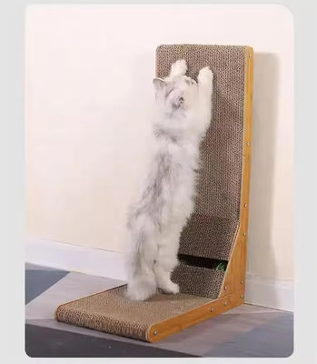 Factory Recommend Environmental Protection Sheet Easy to Clean Cat Scratching L-Shaped Board
