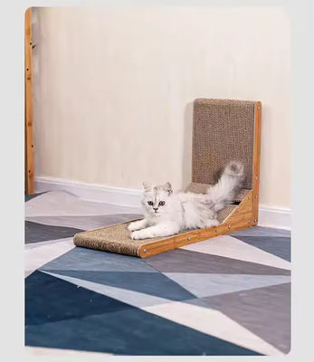 Factory Recommend Environmental Protection Sheet Easy to Clean Cat Scratching L-Shaped Board