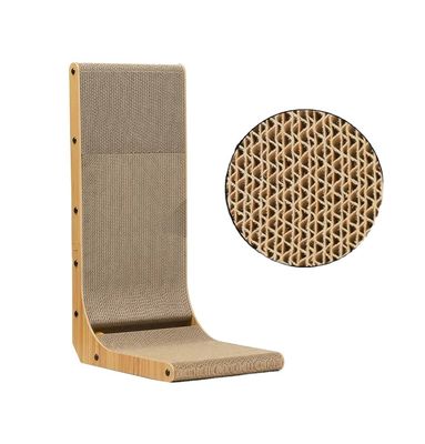 Factory Can Be Customized Environmental Protection L Type Corrugated Paper Cat Scratch Board