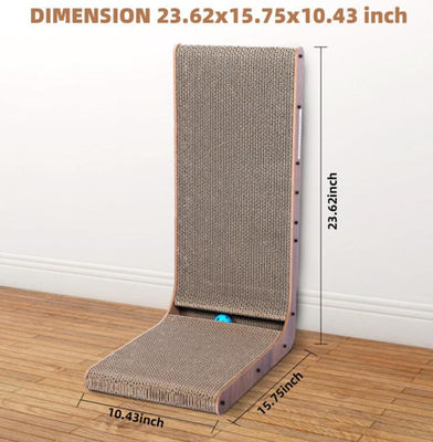 Factory Can Be Customized Environmental Protection L Type Corrugated Paper Cat Scratch Board