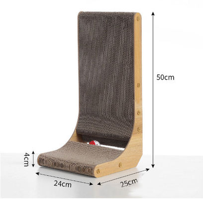 High Quality Pet Products Large L-shaped Cat Scratcher Board