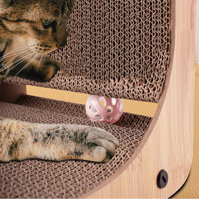 Can Be Customized High-Quality Corrugated Paper Durable and Easy to Clean L-Shaped Cat Scratch Board