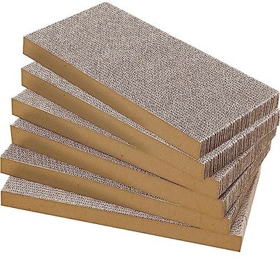 5 Pack High Quality Cat Scratcher Board Corrugated Paper Pet Interactive Toy Sustainable Cat Toy Whosale