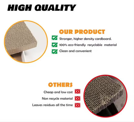 Cat Scratch Pad 3PCS Double-Sided Design Cat Cardboard Scratcher Pad Scratching Post Board
