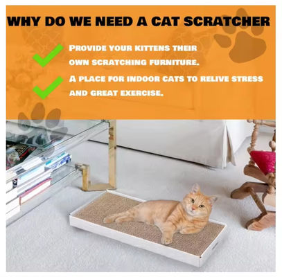 Cat Scratch Pad 3PCS Double-Sided Design Cat Cardboard Scratcher Pad Scratching Post Board