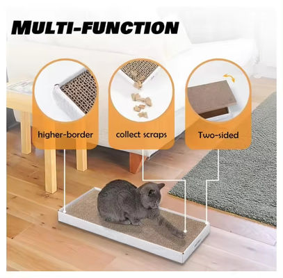 Cat Scratch Pad 3PCS Double-Sided Design Cat Cardboard Scratcher Pad Scratching Post Board