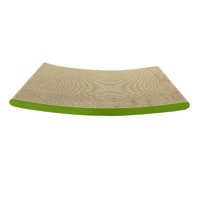 Curved Cat Scratching Board Green High-Density Cat Scratching Board