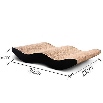 Cat Scratching Board with Catnip, Corrugated Cat Scratching Board with Premium Scratch Texture Design