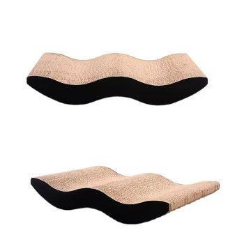 Cat Scratching Board with Catnip, Corrugated Cat Scratching Board with Premium Scratch Texture Design