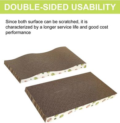 Custom Cat Scratching Board, Corrugate Cat Scratcher for Indoor Cats with Catnip