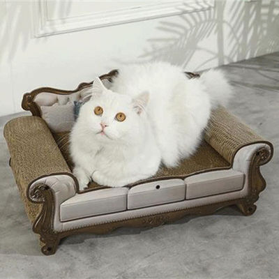 Premium Sofa Shaped Cat Scratching Board Eco Friendly Durable Pet Furniture for Indoor Cats