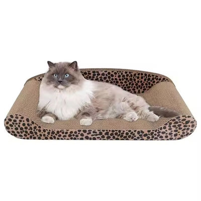 MEOW LOVE MEOW LOVE Custom 24 Inch Cat Scratcher Cardboard Sofa Extra Large Size Cat Scratcher for Indoor Cats