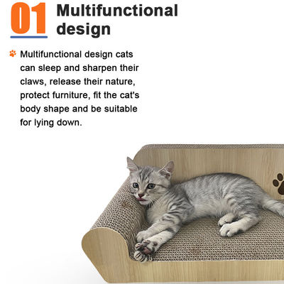 Sofa Cat Scratching Board Corrugated Paper Eco Friendly Sisal Sofa Cat Scratcher Cardboard Scratchers Board Mat Lounge