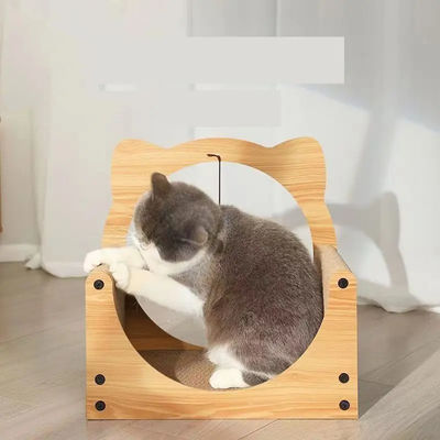 cat Scratching Board High Density Can Be Customized for Easy Cleaning Corrugated Paper C-Chair Cat Scratch Board
