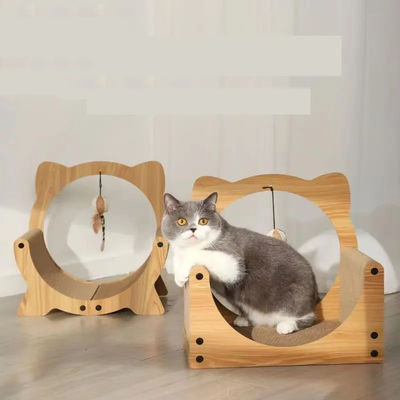 cat Scratching Board High Density Can Be Customized for Easy Cleaning Corrugated Paper C-Chair Cat Scratch Board