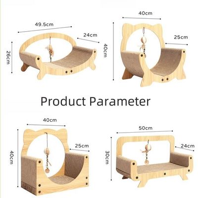 Corrugated Cat Scratch Board Lounge Cardboard Cat Scratch Sofa Bed