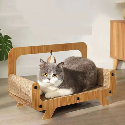 MOWE LOVE Factory Direct Durable Odor-Free High Density Easy to Clean Corrugated C-Type Chair Cat Scratch Board