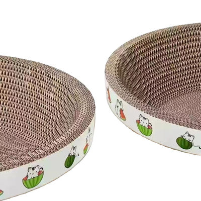 Factory Direct Sales Can Be Customized Cat Litter Type Round Cat Scratching Board