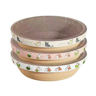 Factory Direct Sales Can Be Customized Cat Litter Type Round Cat Scratching Board