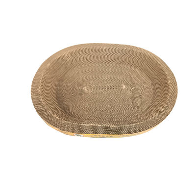 Oval Shape Cat Scratching Board Can Play and Sleep Cat Scratching Board