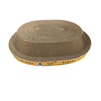 Oval Shape Cat Scratching Board Can Play and Sleep Cat Scratching Board