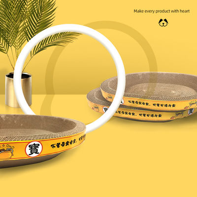 Oval Shape Cat Scratching Board Can Play and Sleep Cat Scratching Board