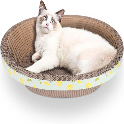 Factory Direct Texture Design Cat Scratching Board with Catnip Corrugated Cat Scratching Board with Premium Scratch