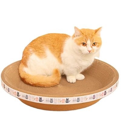 Factory Direct Texture Design Cat Scratching Board with Catnip Corrugated Cat Scratching Board with Premium Scratch