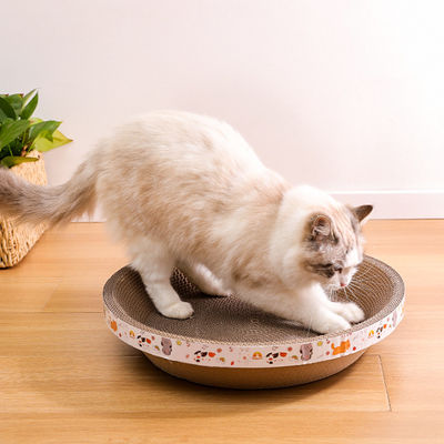 Factory Direct Texture Design Cat Scratching Board with Catnip Corrugated Cat Scratching Board with Premium Scratch
