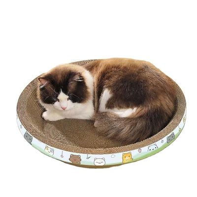 Factory Direct Texture Design Cat Scratching Board with Catnip Corrugated Cat Scratching Board with Premium Scratch