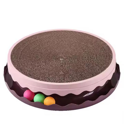 Factory Wholesale Cat Play Toy Textures Design Big Corrugated Cat Scratch Board Toy
