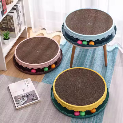 Factory Wholesale Cat Play Toy Textures Design Big Corrugated Cat Scratch Board Toy