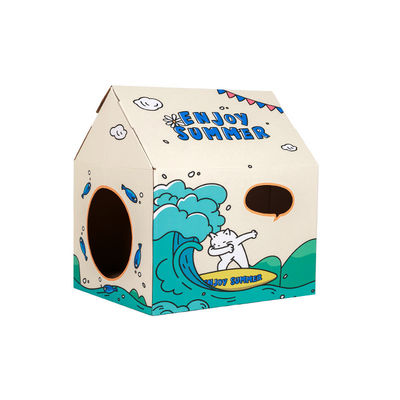 MEOW LOVE PET Milk Drink Shaped Corrugated Paper Cat Nest