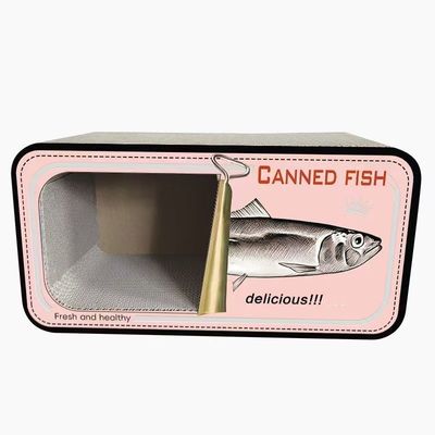 Customizable Foldable Fish Can Design Corrugated Cat Scratcher Bed High End Indoor Pet House Hot Selling