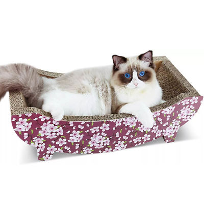 Scratcher Cat Scratching Post Lounge Relaxing Bed Cat Scratcher Cardboard Play