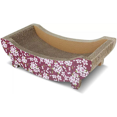 Scratcher Cat Scratching Post Lounge Relaxing Bed Cat Scratcher Cardboard Play