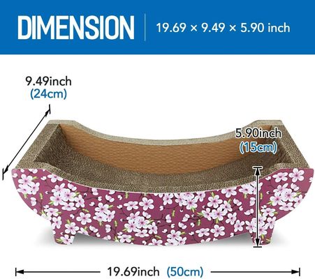 Scratcher Cat Scratching Post Lounge Relaxing Bed Cat Scratcher Cardboard Play