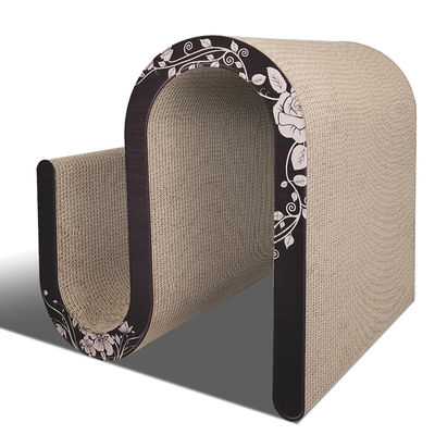 Cat Scratcher Reversable Cardboard Kitten Scratch Tower Cats Scratching Board S Shape Long Lasting