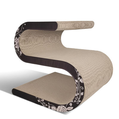 Cat Scratcher Reversable Cardboard Kitten Scratch Tower Cats Scratching Board S Shape Long Lasting