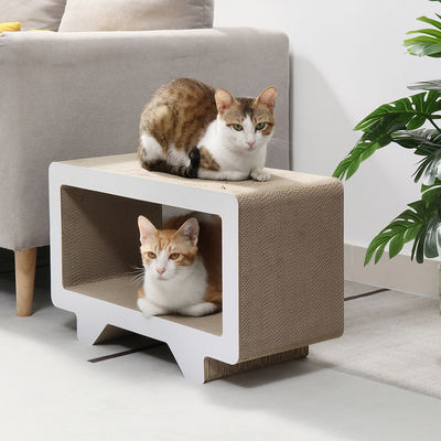 TV Shape Scratcher Lounge Cats Play Toy Great for Cat Playing Stretching and Scratching Durable Scratcher Boards
