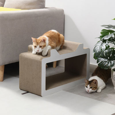 TV Shape Scratcher Lounge Cats Play Toy Great for Cat Playing Stretching and Scratching Durable Scratcher Boards