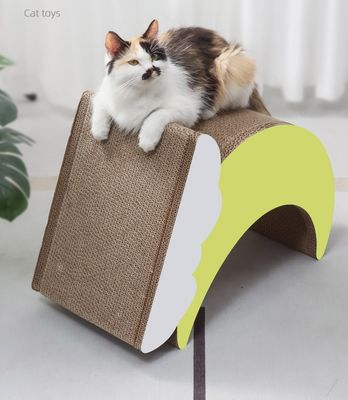 Moon Cat Scratch Board High Quality Corrugated Paper Environmental protection
