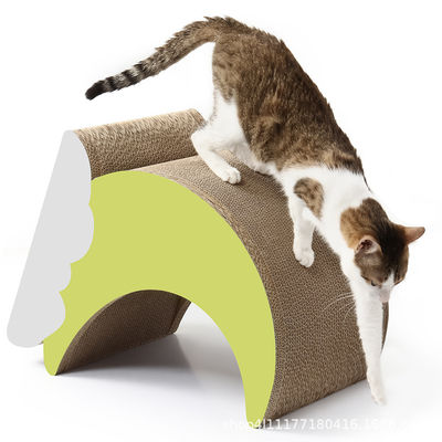 Moon Cat Scratch Board High Quality Corrugated Paper Environmental protection