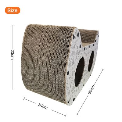 Scratching Board Cardboard Scratch House Protector Corrugated Wholesale Cat Face Cat Head Shape Combinable