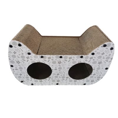 Scratching Board Cardboard Scratch House Protector Corrugated Wholesale Cat Face Cat Head Shape Combinable