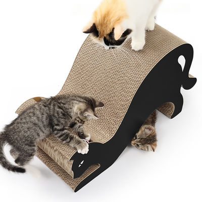 Cat Shape Cat Scratching Board Play Toy Great for Cat Playing Hiding and Scratching Durable Scratcher Boards for Indoor Kitty